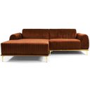 Ver imagem 2 de Sofá 4 Lugares 2,30m Chaise Direito Molino Base Madeira Pés - Nexta Casa