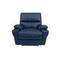 Ver imagem 6 de Poltrona do Papai Sala de Cinema Mia Reclinável Retrátil Power Elétrico Base Fixa Couro Azul Marinho
