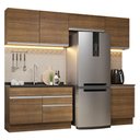 Ver imagem 3 de Armário de Cozinha Completa 260cm Rustic Glamy Madesa 05