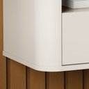 Ver imagem 4 de Mesa Cabeceira Suspensa Buriti Off White - Moveis Jb