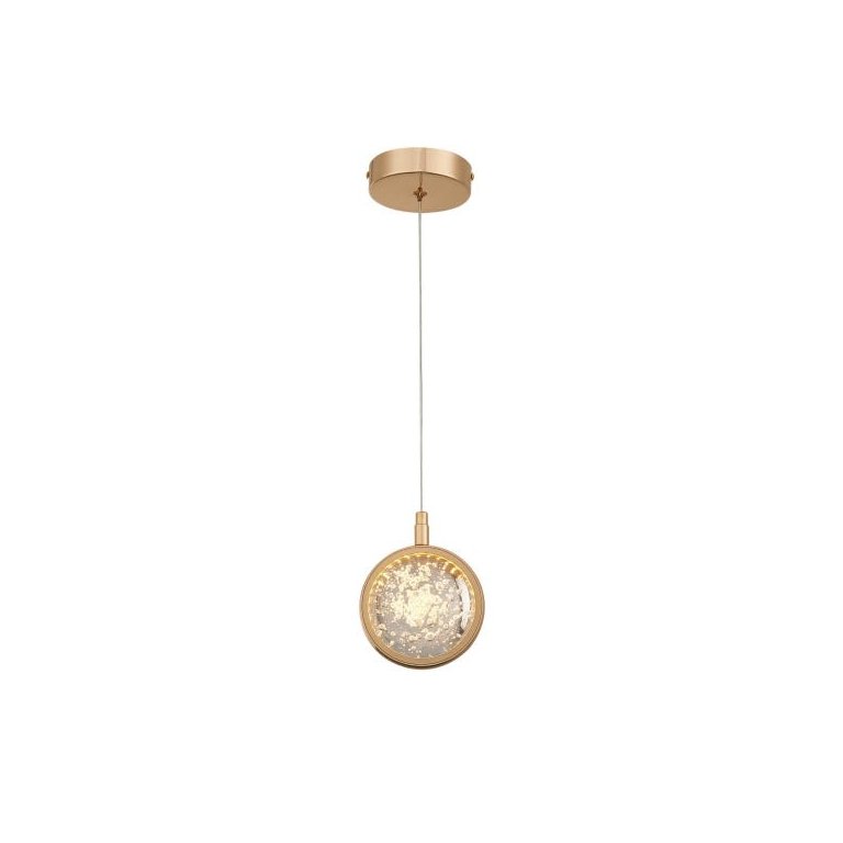 Pendente Esfera Cristal Bolha LED 7W 3000K Bivolt