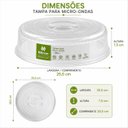 Ver imagem 2 de Tampa para Micro-Ondas 25cm Anti Respingo com Respiro