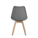 Ver imagem 6 de Cadeira Polipropileno Saarinen Leda Wood; Design Moderno para Sala de Jantar e Escritório