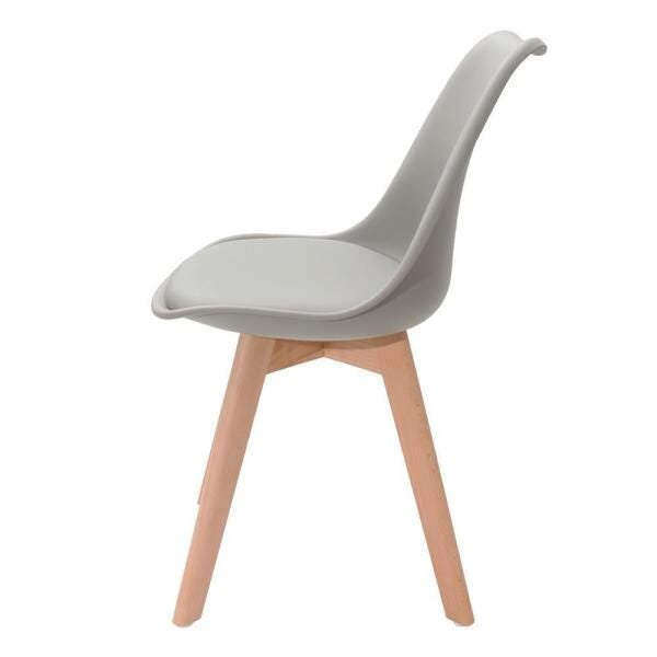 Cadeira Eames Eiffel Wood Leda Saarinen Design para Mesa de Jantar Sala Cozinha Escrivaninha - 3