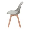 Cadeira Eames Eiffel Wood Leda Saarinen Design para Mesa de Jantar Sala Cozinha Escrivaninha - 3