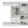 Guarda-roupa Casal 6 Portas com Pés 100% Mdf Loop - 15