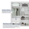 Guarda-roupa Casal 6 Portas com Pés 100% Mdf Loop - 7