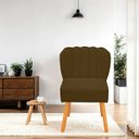 Ver imagem 2 de Cadeira Pétala para Sala de Jantar Confortável e Reforçada Suede