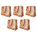 Ver imagem 1 de Bolsa Ecobag Kit 5 Uni Sacola de Ombro Ecologica Compras Mercado Reutilizavel Dobravel Ab.midia Rafi