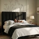 Ver imagem 2 de Cabeceira Luzzi Decor para Cama Box Viúva Tamanho 1.28 -suede Preto