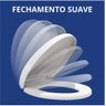 Tampa Assento Vaso Sanitário Oval Almofadado Soft Click Astra Tov/sck - 6