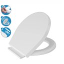 Ver imagem 1 de Tampa Assento Vaso Sanitário Oval Almofadado Soft Click Astra Tov/sck