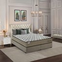 Ver imagem 2 de Cama Box com Colchão Queen Size Molas Ensacadas Barcelona Firme Fortezza 158x198