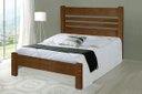 Ver imagem 1 de Cama Queen Size Prime de Madeira Maciça Tauari - Cor Imbuia