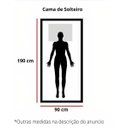 Ver imagem 2 de Cama de Solteiro Lisboa de Madeira Maciça Angelim Pedra/tauari - Cor Mogno