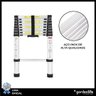 Escada Telescopica Extensiva Aço Inoxidável 9 Degraus 2,6m - 2
