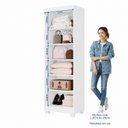 Ver imagem 5 de Kit 2 Armários Multiuso 2 Portas com Chave 100% MDF Toronto Yescasa