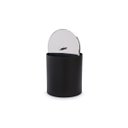 Ver imagem 2 de Lixeira Pp Tampa Inox Ø 18,5 X 23 Cm 5,4l- Preto Brinox