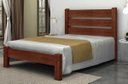 Ver imagem 1 de Cama de Casal Maiorca de Madeira Maciça Tauari - Cor Castanho