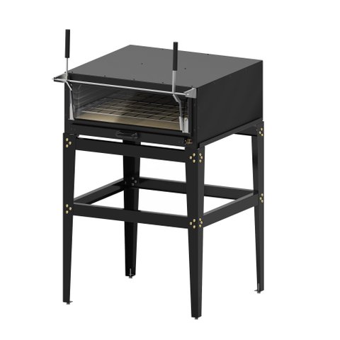 FG86GLP Assador Guilhotina a Gás Glp 80x60cm com Cavalete