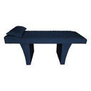 Ver imagem 4 de Kit Maca Estética Capitonê com Mocho e Escadinha 80 Cm Preto Slk Decor Reta Azul Royal