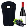 Bolsa Termica 2 Garrafas Porta Vinho Wine Bag Sacola Champanhe Neopreme Acolchoada Portatil com Alç - 2