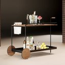 Ver imagem 1 de Carrinho Bar Decorativo para Sala de Jantar - Agnes - Móveis Montanhês