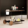 Carrinho Bar Decorativo para Sala de Jantar - Agnes - Móveis Montanhês - 1