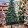 Árvore de Natal Pinheiro Verde Prime Tradicional 600 Galhos 2,10m Pés de Ferro - Bela Flor - 2