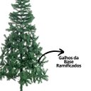 Ver imagem 4 de Árvore de Natal Pinheiro Verde Prime Tradicional 600 Galhos 2,10m Pés de Ferro - Bela Flor