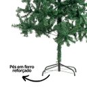 Ver mais imagens de Árvore de Natal Pinheiro Verde Prime Tradicional 600 Galhos 2,10m Pés de Ferro - Bela Flor