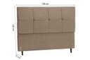 Ver imagem 2 de Cabeceira Casal King Size 195 Cm Paris New Foam para Cama Box Estofada - Jbe Móveis