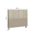 Ver imagem 2 de Cabeceira Casal King Size 195 Cm Style New Foam para Cama Box Estofada - Jbe Móveis
