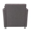 Ver imagem 2 de Poltrona Cama Retrátil Confortável Daiana Veludo com Espuma D-28 Chumbo