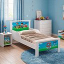 Ver imagem 1 de Mini Cama Infantil Meli com Colchão Estampa Patrulha Canina MDF Branco Ortobom