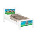 Ver imagem 2 de Mini Cama Infantil Meli com Colchão Estampa Patrulha Canina MDF Branco Ortobom