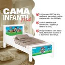 Ver imagem 3 de Mini Cama Infantil Meli com Colchão Estampa Patrulha Canina MDF Branco Ortobom