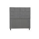 Ver imagem 1 de Cabeceira Style Estofada com Botão de Tecido para Cama Box Casal King Size 195cm Chumbo - Jbe Móveis