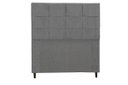 Ver imagem 1 de Cabeceira Style Estofada com Botão de Tecido para Cama Box Casal King Size 195cm Chumbo - Jbe Móveis