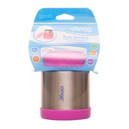 Pote Térmico Inox Rosa - Clingo - 3