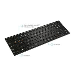 Teclado Multilaser Slim Ts300 sem Fio - Tc220 - 4 Teclado Multilaser Slim Ts300 sem Fio - Tc220 - 4