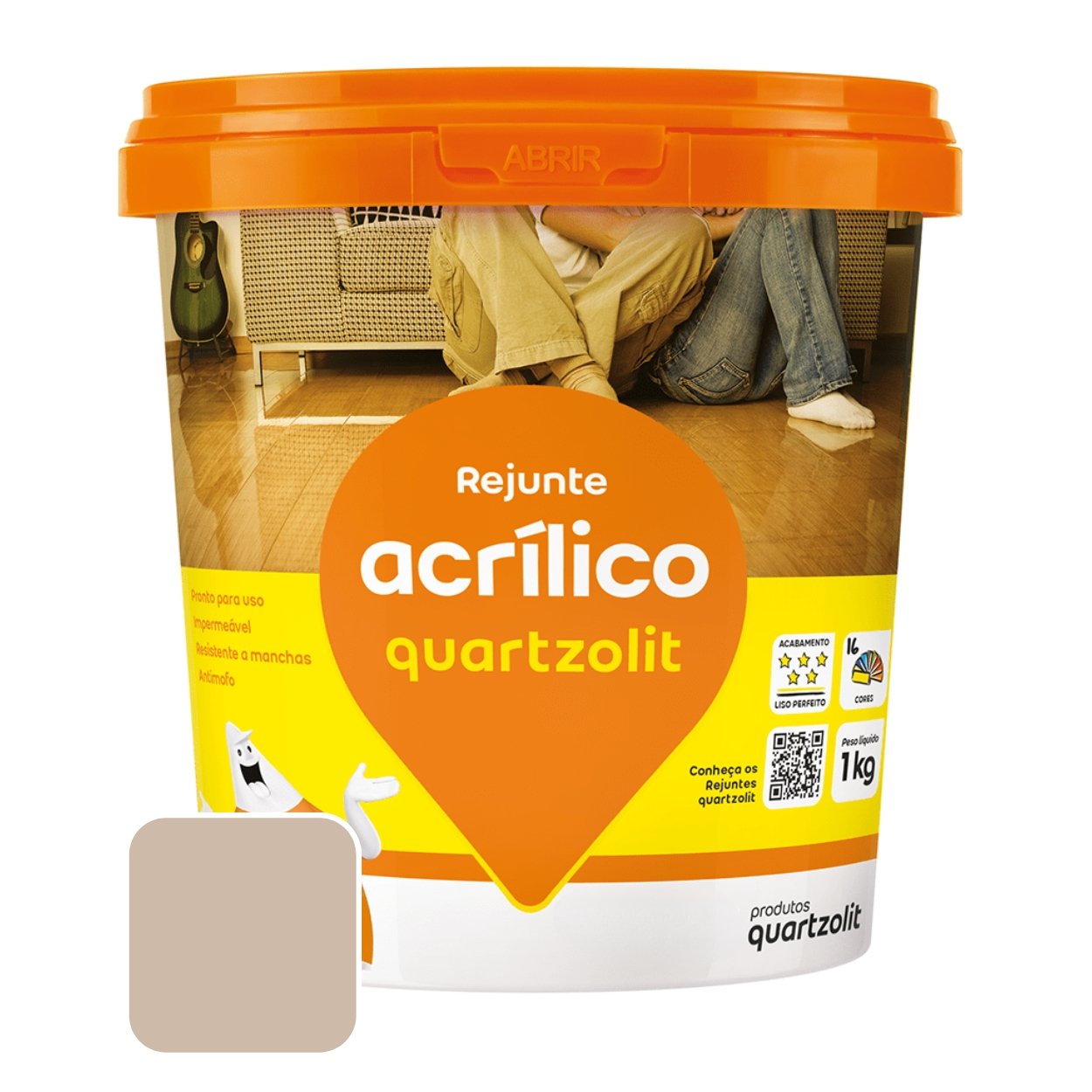 Rejunte Acrílico Kraft 1 Kg Anti Fungo Quartzolit. - 1