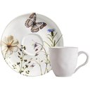 Ver imagem 1 de Xícara de Chá 170ml com Pires Bio Encanto Cerâmica Stoneware Decorada Porto Brasil