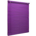 Ver imagem 1 de Persiana Horizontal PVC 25mm Color 140larg x 140alt Violeta - Pronta para instalar