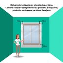 Ver imagem 6 de Persiana Horizontal PVC 25mm Color 120larg x 140alt Violeta - Pronta para instalar