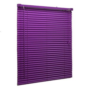 Persiana Horizontal PVC 25mm Color 120larg x 140alt Violeta - Pronta para instalar