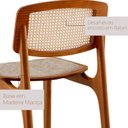 Ver imagem 5 de Conjunto de Mesa de Jantar Maia Tampo com Vidro Laqueado 160cm 6 Cadeiras Maia Premium