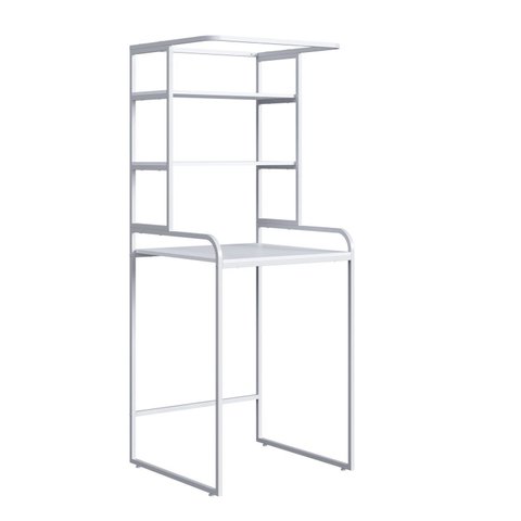 Estante para Lavanderia com Cabideiro e 3 Prateleiras P1065