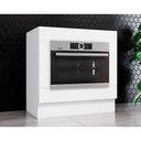 Ver imagem 1 de Módulo Cozinha Henn Americana Balcão p/ Forno de Embutir s/ Tampo Branco
