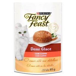 Kit 30Un Sachê Fancy Feast Demi Glace Carne 85g Purina - 3